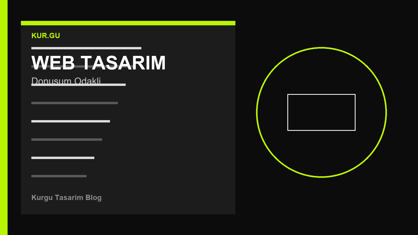 Web Sitesi Tasarımında Dönüşüm Odaklı Yaklaşım